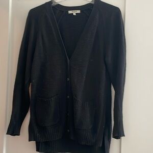 Madewell black cardigan
